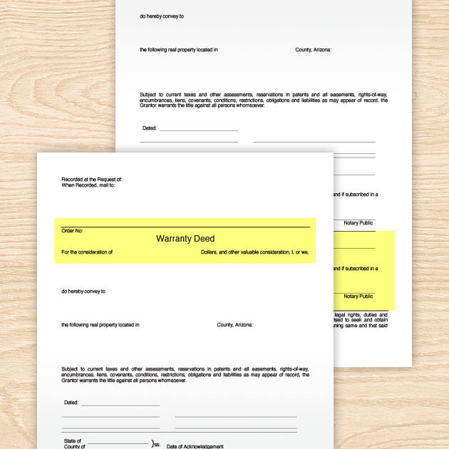 Notary Signing Agent Document FAQ: General Warranty Deeds